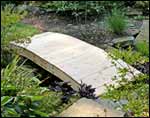 Red Cedar Crescent Moon Plank Bridge