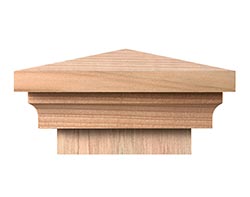 Red Cedar Newport Slip Over Post Cap