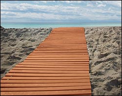 5' Wide Composite Roll-Up Walkway