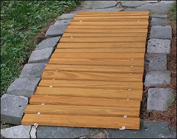 3 Wide Composite Roll-Up Walkway