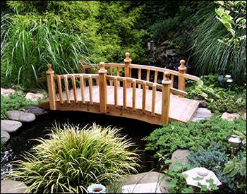 Red Cedar Limerick Picket Rail Bridge