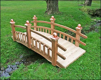 Red Cedar Eden 1/2 Picket Rail Bridge