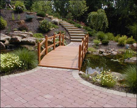 Double Rail Pedestrian Trail Bridge