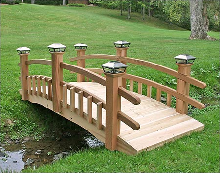 Red Cedar Eden 1/2 Picket Rail Bridge