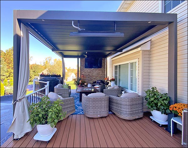 Aluminum Louvered Pergola 400 