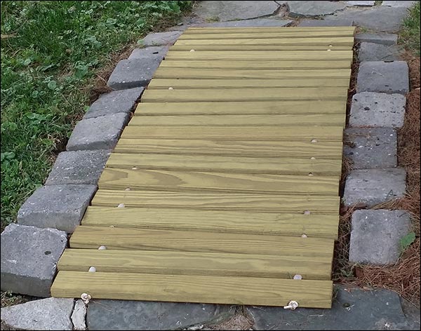 3 Wide Composite Roll-Up Walkway