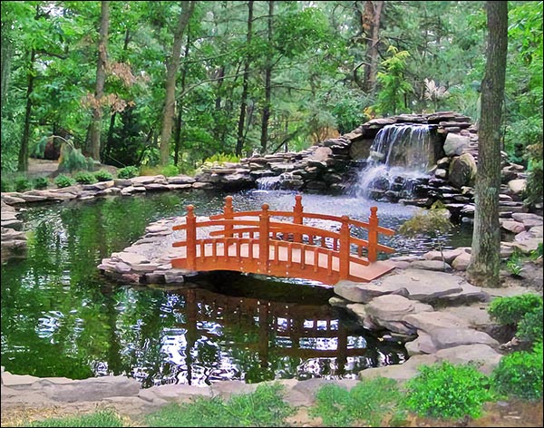 Red Cedar Eden 1/2 Picket Rail Bridge